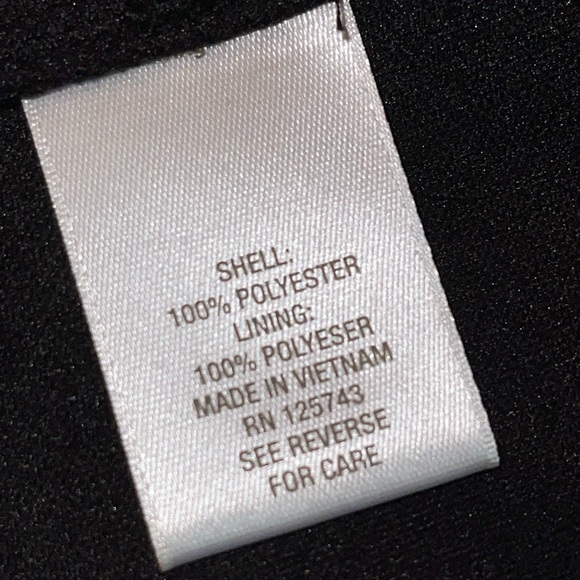 Signature Tessa black ruffle dress hi-lo style purchased at DressBarn worn once - Picture 6 of 6